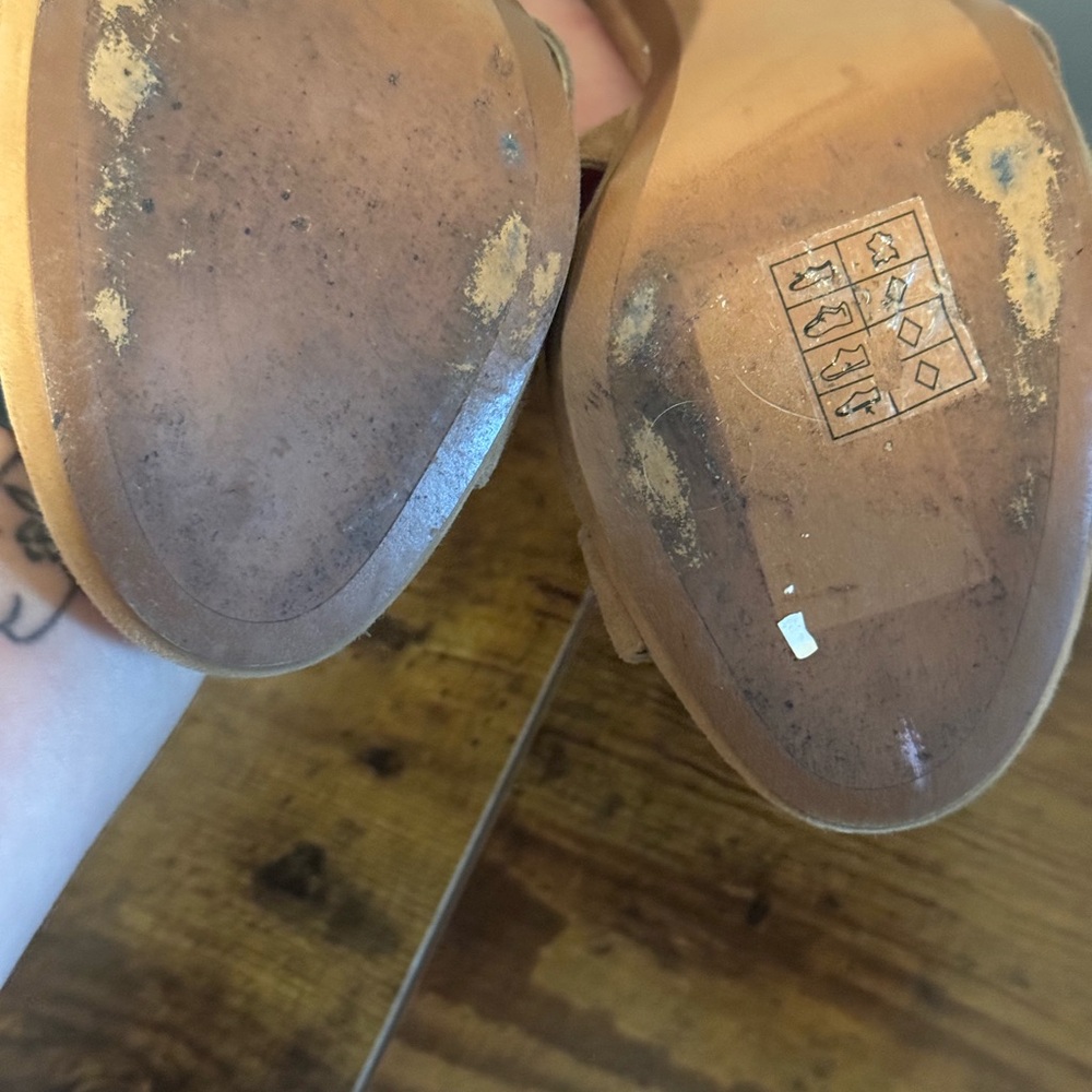 ❤️‍🔥❤️‍🔥 Michael Kors Tan High Heel Sandals - Picture 4 of 5